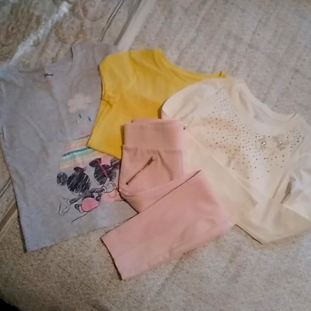 Bundle Girls Pant and Tops Size 6/6X